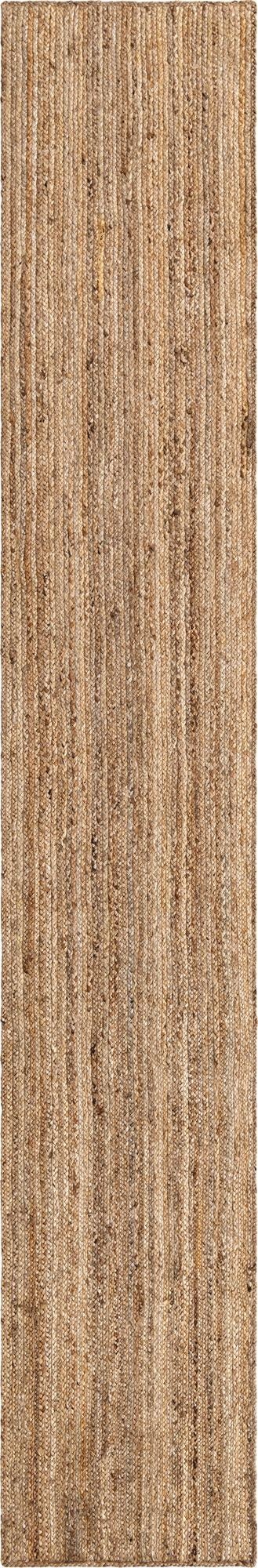  2' 7 x 16' 5  Hand Braided Jute Runner Rug