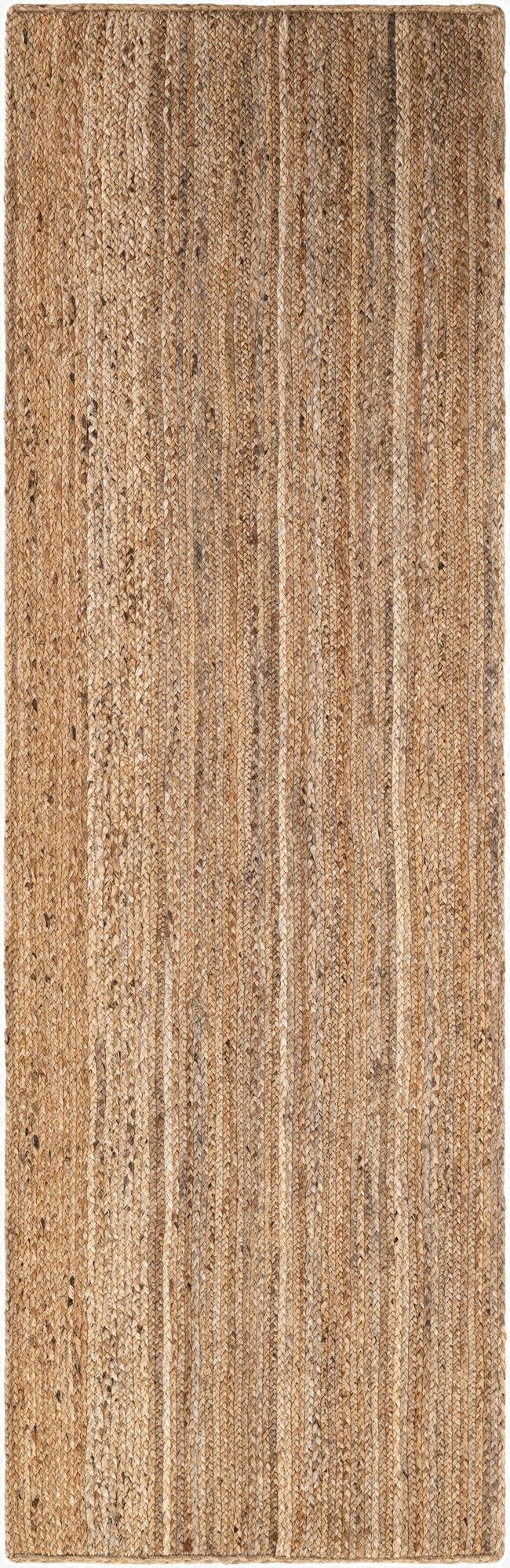  2' 8 x 8' 10  Hand Braided Jute Runner Rug