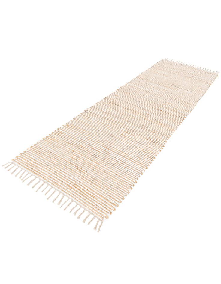 Detail image of  2' 8 x 9'  Hand Woven Chindi Jute Runner Rug