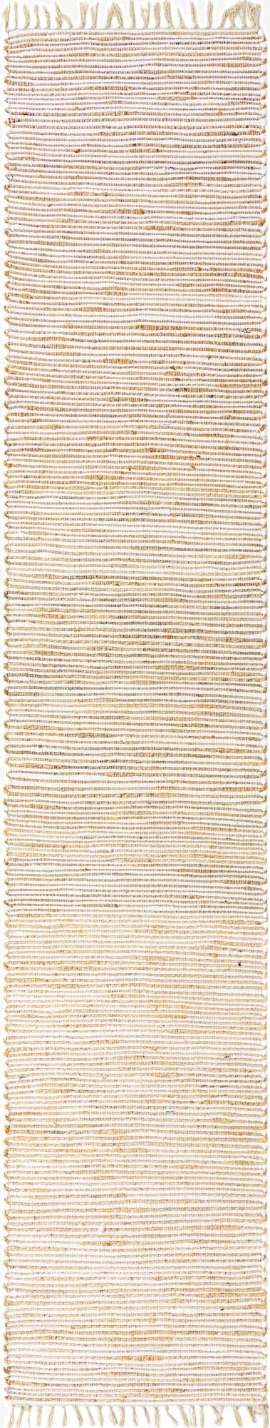  2' 11 x 16' 1  Hand Woven Chindi Jute Runner Rug