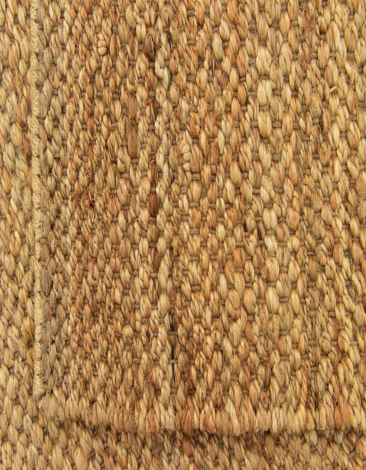 Detail image of  2' 7 x 6' 1  Hand Woven Chunky Jute Runner Rug