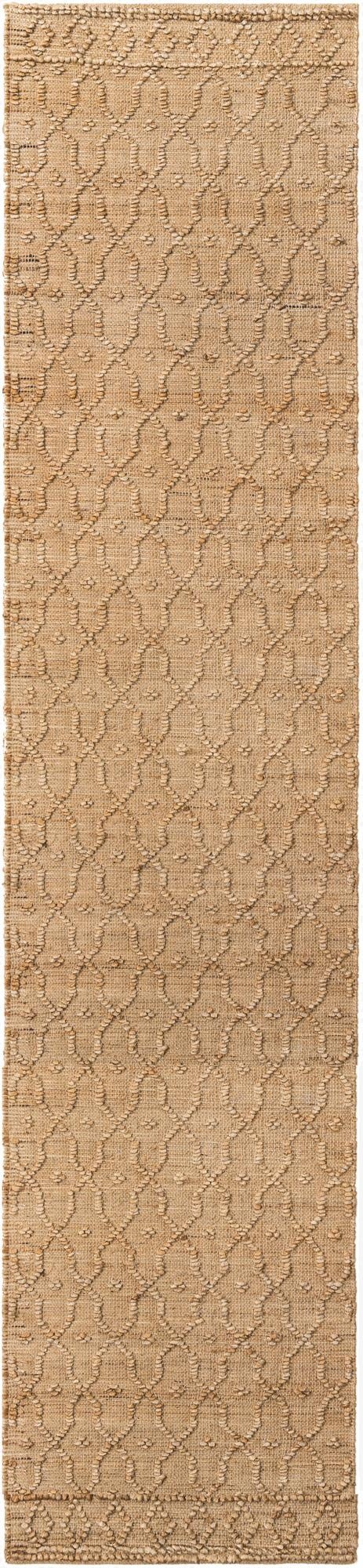  2' 7 x 13' 11  Hand Woven Larsa Jute Runner Rug