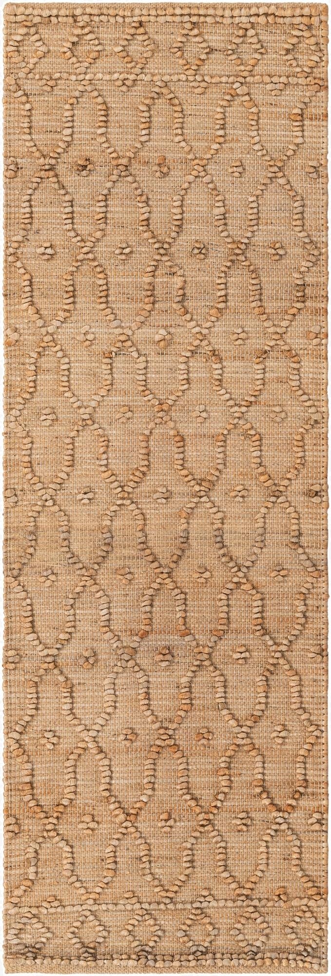 Primary image  2' x 6' 1  Hand Woven Larsa Jute Runner Rug