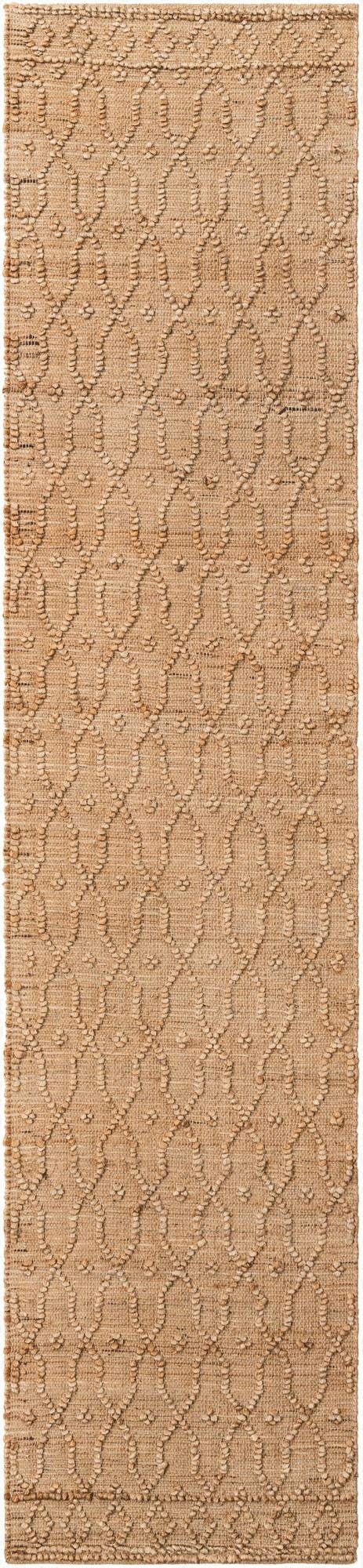  2' 7 x 12'  Hand Woven Larsa Jute Runner Rug