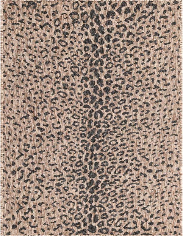 Primary image  2' 7 x 10'  Washable Safari Indoor / Outdoor Runner Rug
