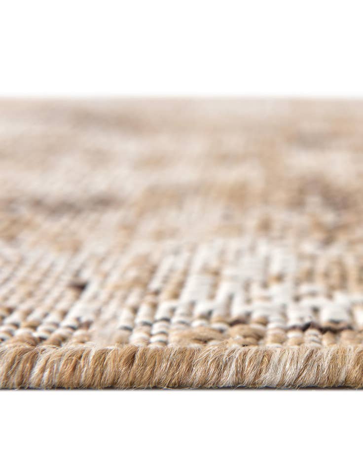 Detail image of  2' 7 x 12'  Washable Traditional Indoor / Outdoor Runner Rug