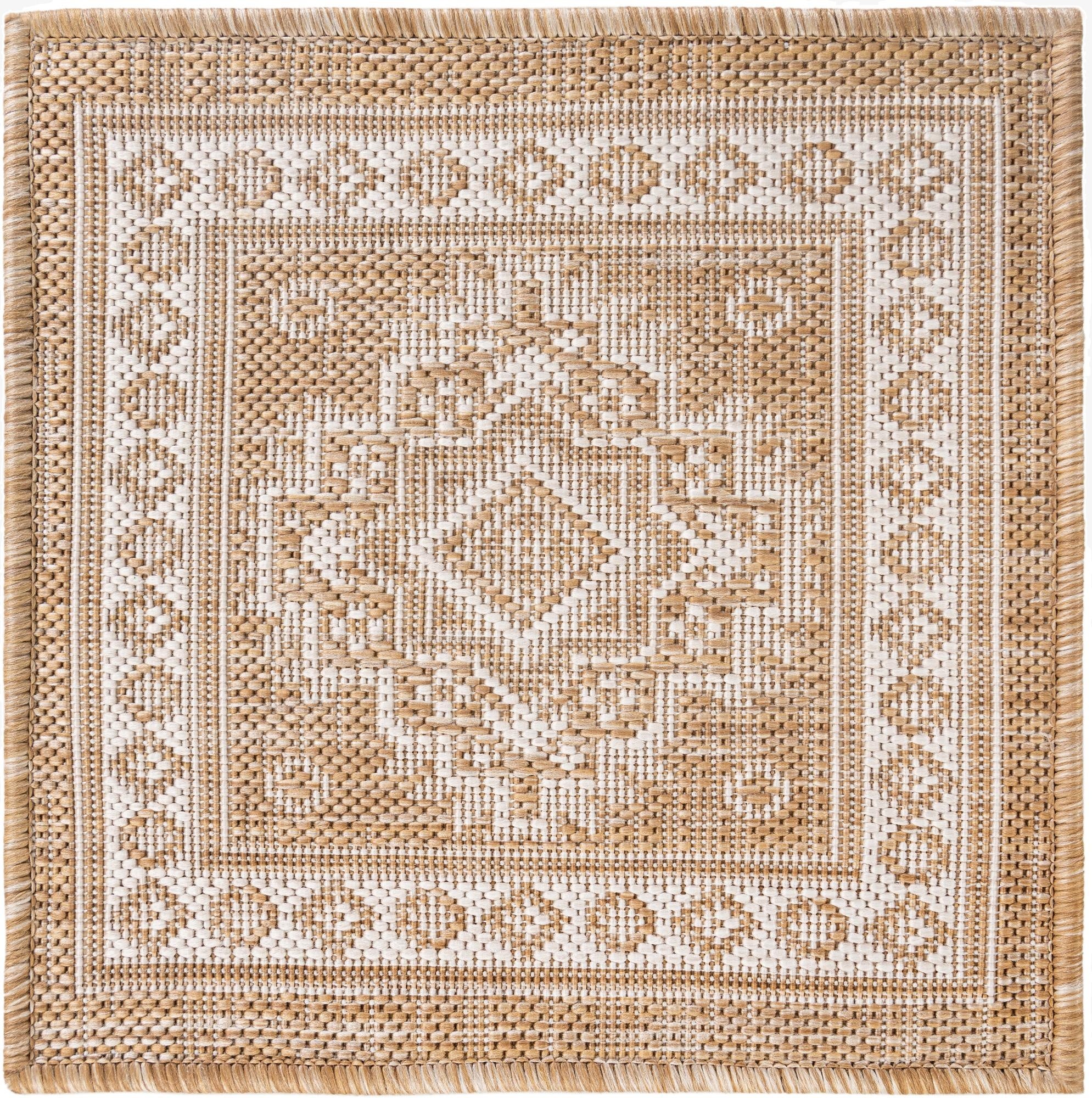  1' 4 x 1' 4  Washable Aztec Indoor / Outdoor Sample Rug