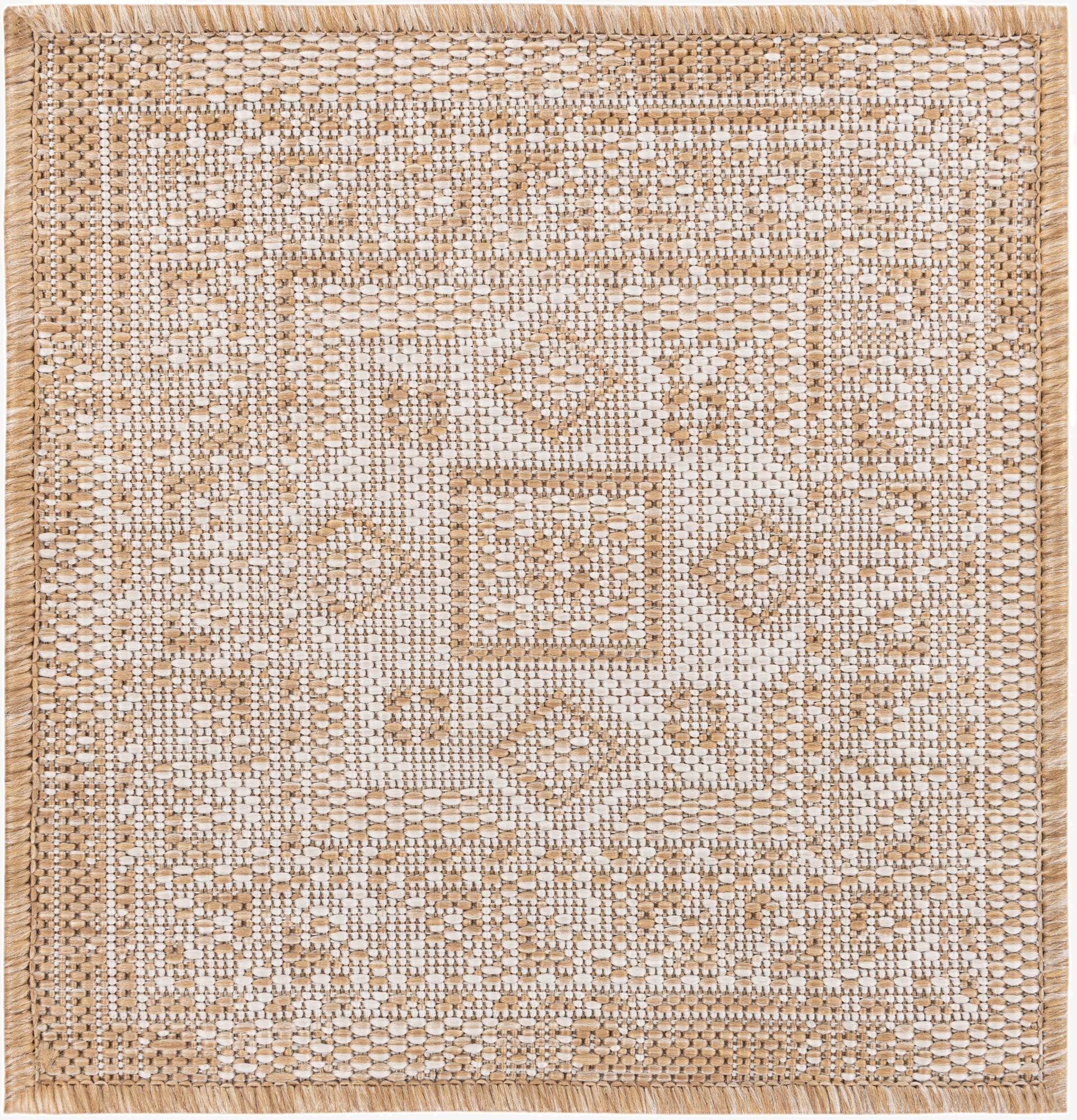 1' 4 x 1' 4  Washable Aztec Indoor / Outdoor Sample Rug