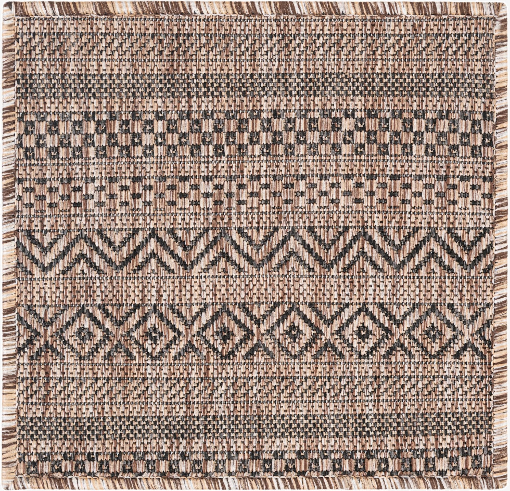  1' 4 x 1' 4  Washable Ribbon Indoor / Outdoor Sample Rug