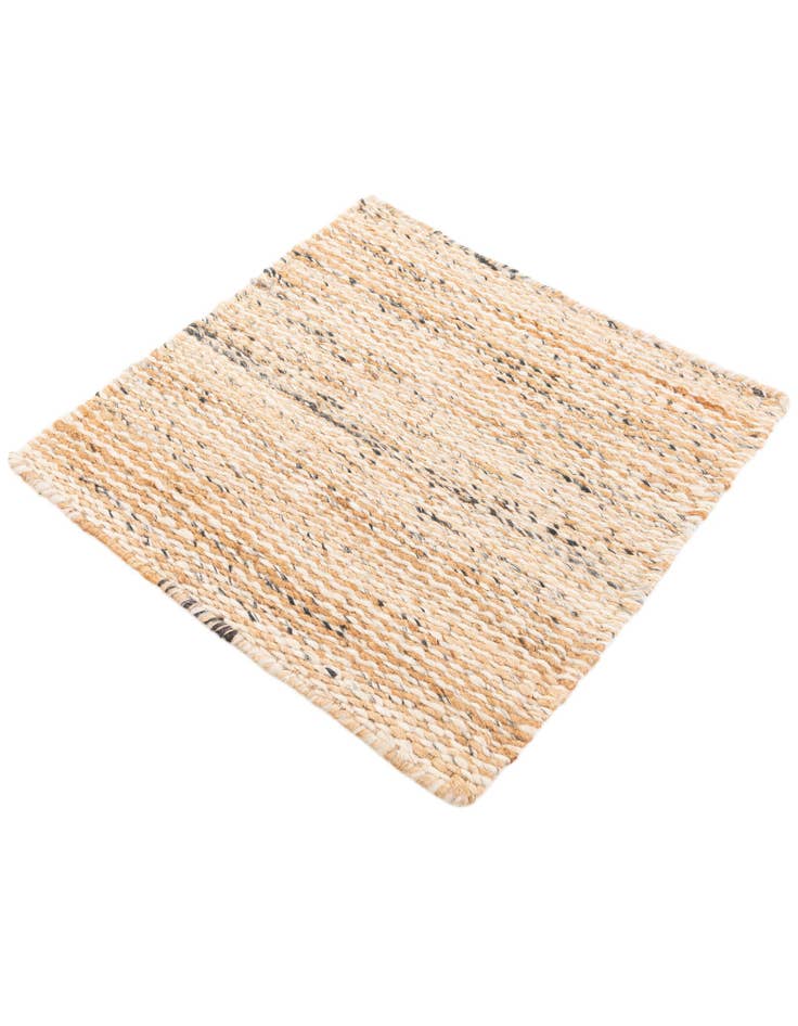 Detail image of  2' x 2'  Hand Braided Jute Square Rug