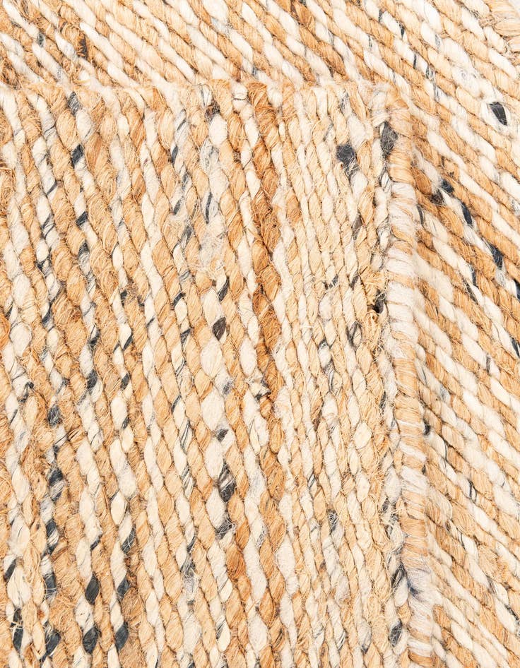Detail image of  2' x 2'  Hand Braided Jute Square Rug