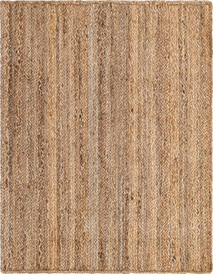 Detail image of  4' 1 x 4' 1  Hand Braided Jute Square Rug