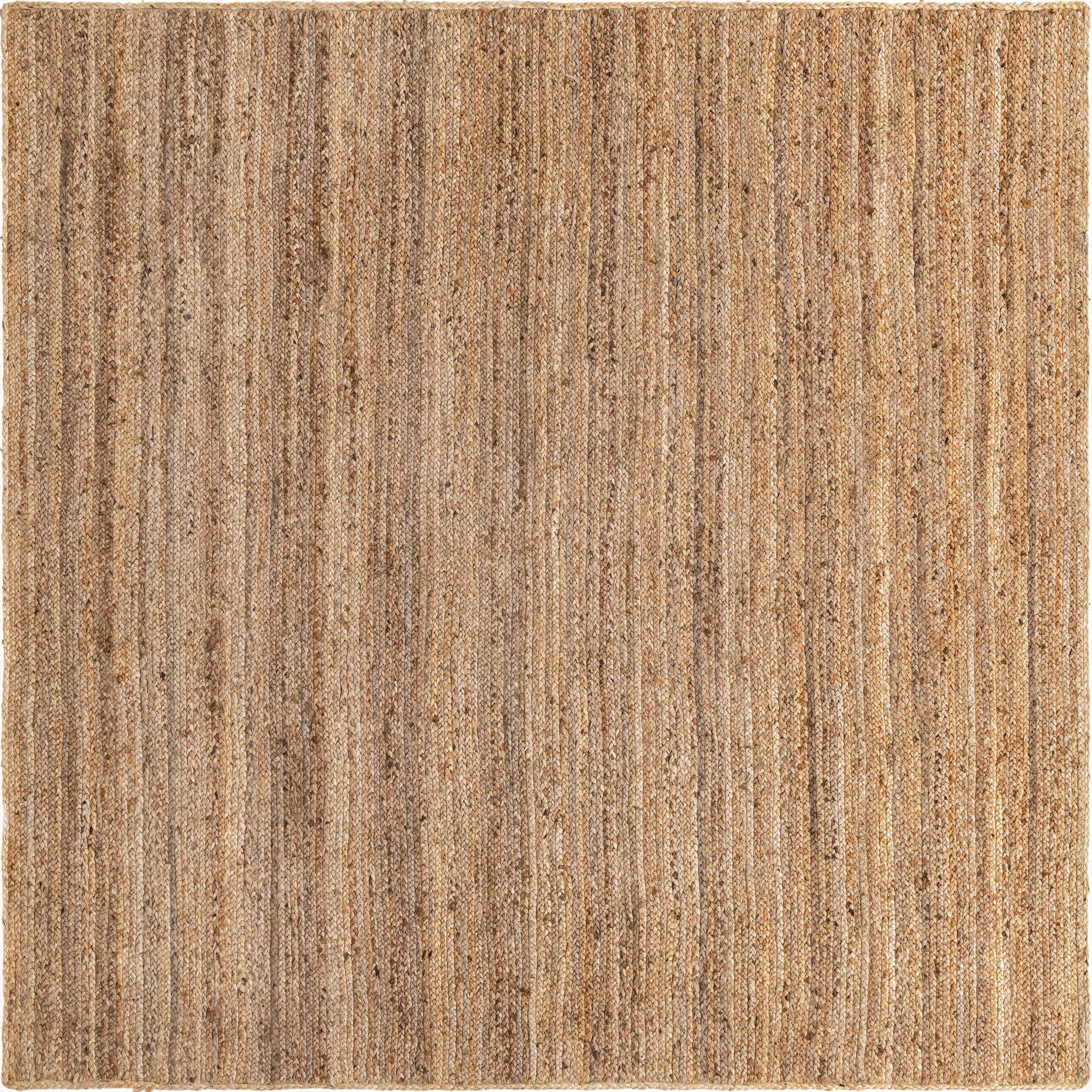 Primary image  8' x 8'  Hand Braided Jute Square Rug