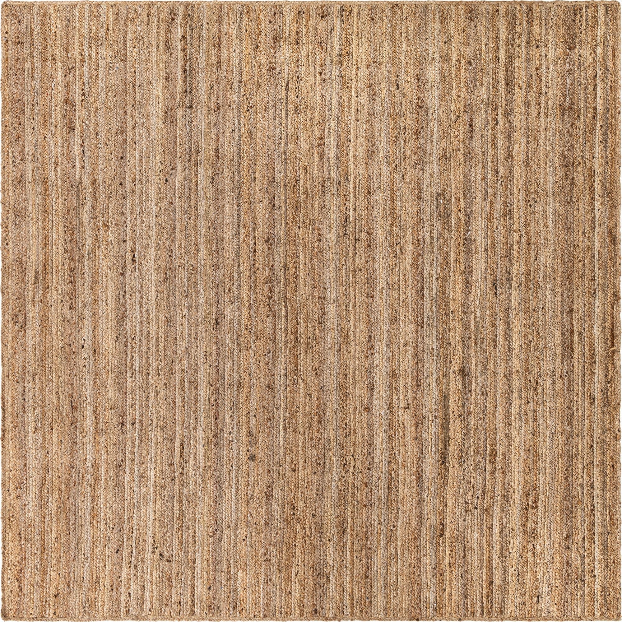  10' x 10'  Hand Braided Jute Square Rug