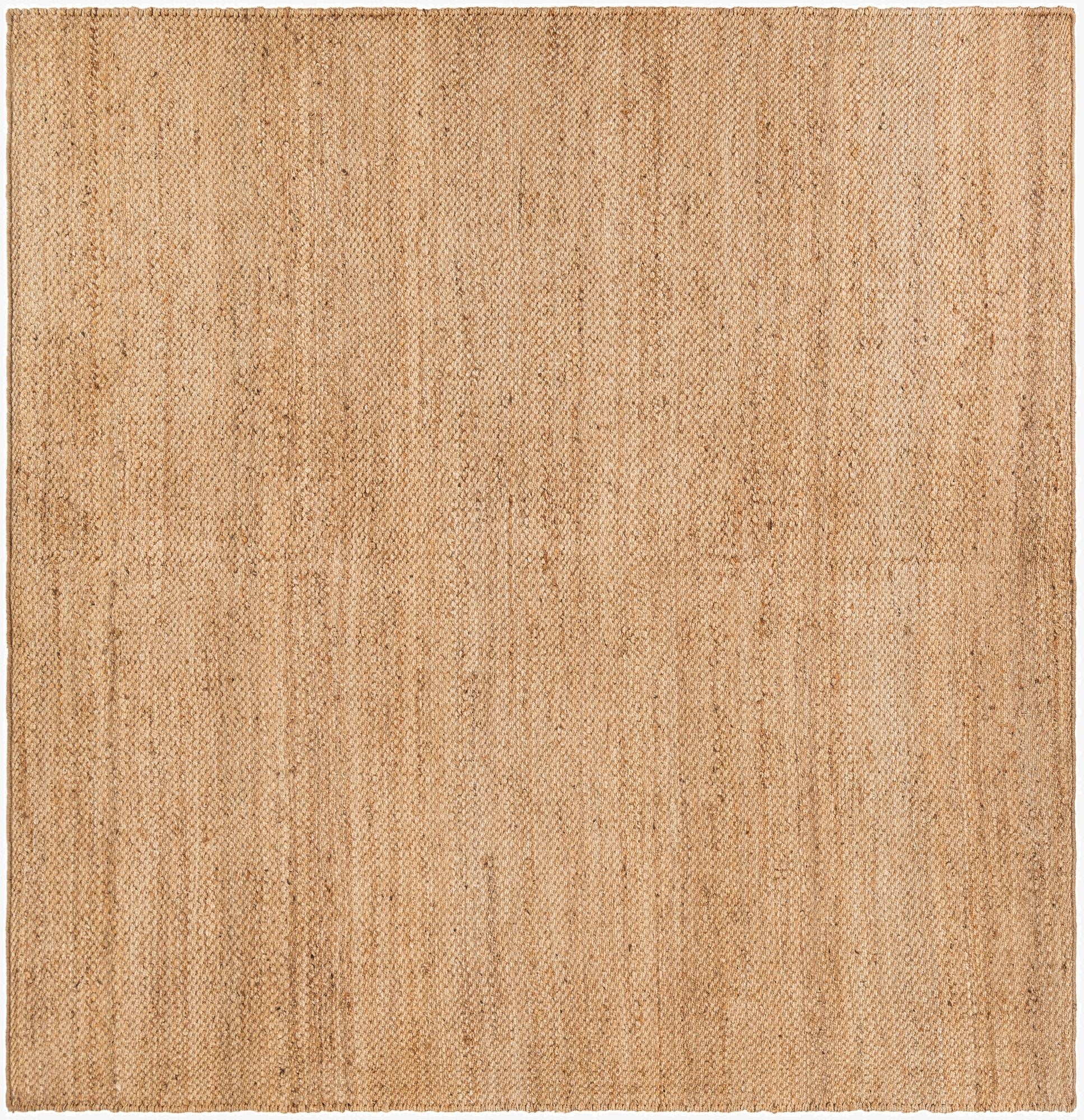 Primary image  7' 10 x 7' 10  Hand Woven Chunky Jute Square Rug