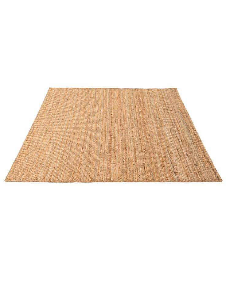 Detail image of  7' x 7' 3  Hand Hand Braided Jute Square Rug