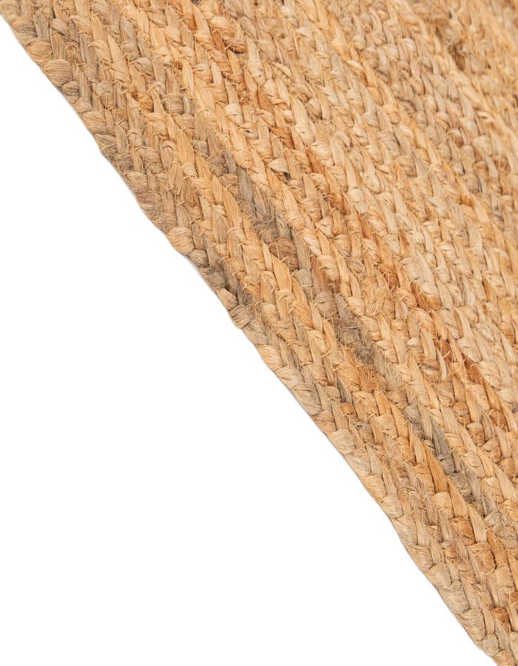 Detail image of  7' x 7' 3  Hand Hand Braided Jute Square Rug
