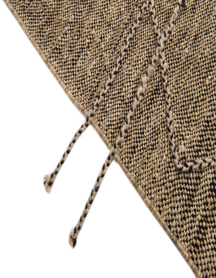 Detail image of  8' 10 x 9' 9  Hand Knotted Moroccan Wool Square Rug