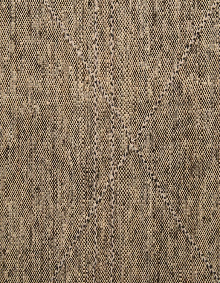 Detail image of  8' 10 x 9' 9  Hand Knotted Moroccan Wool Square Rug