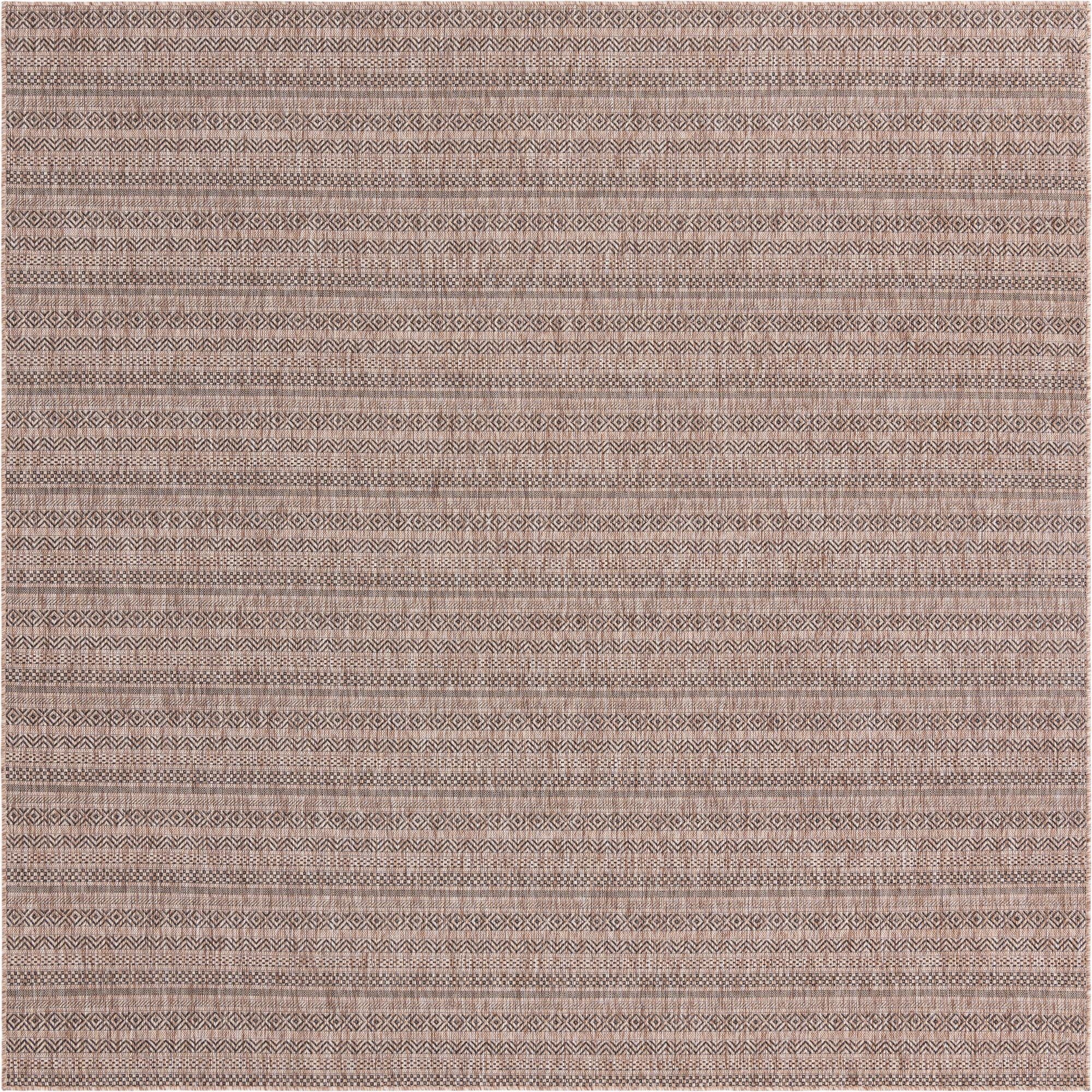 Primary image  10' x 10'  Washable Ribbon Indoor / Outdoor Square Rug