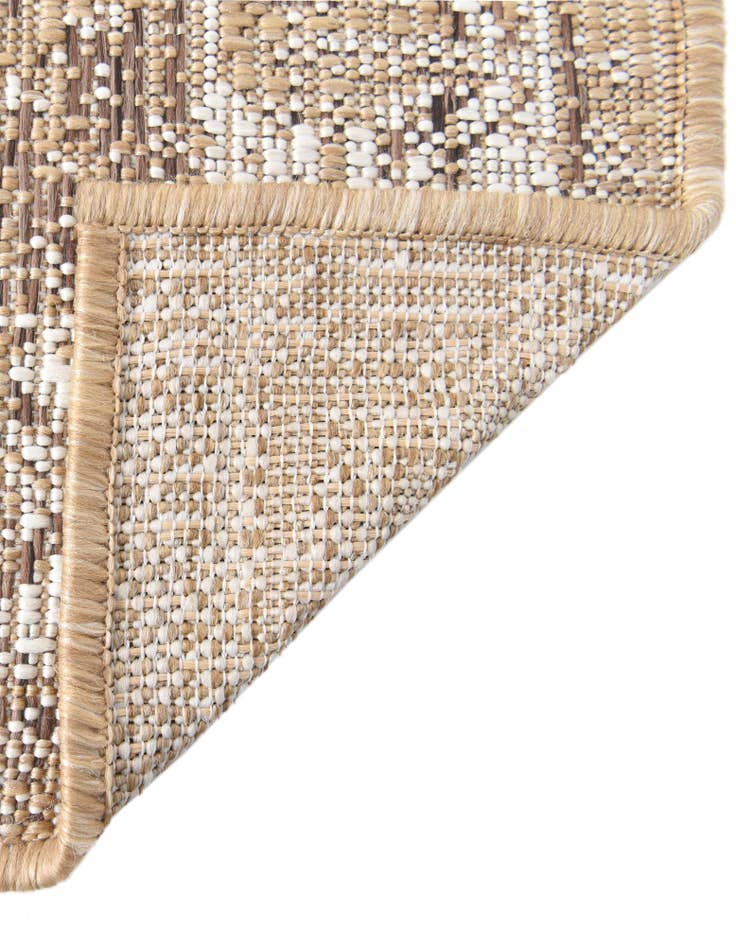 Detail image of  13' x 13'  Washable Traditional Indoor / Outdoor Square Rug