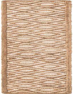 Detail image of  1' 2 x 10'  Hand Braided Jute Table Runner Rug