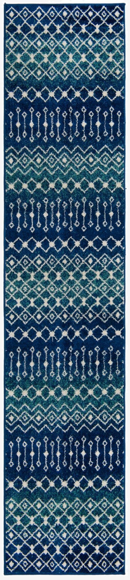  2' 7 x 12' Moroccan Trellis Runner Rug