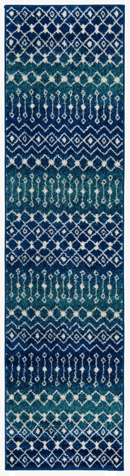  2' 7 x 10' Moroccan Trellis Runner Rug