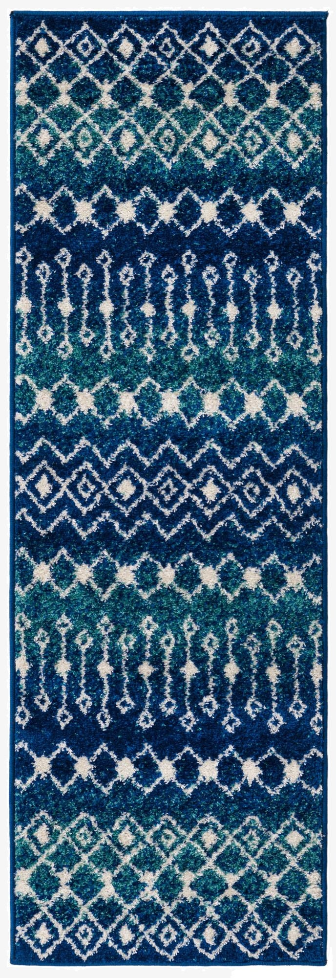  2' x 6' Moroccan Trellis Runner Rug