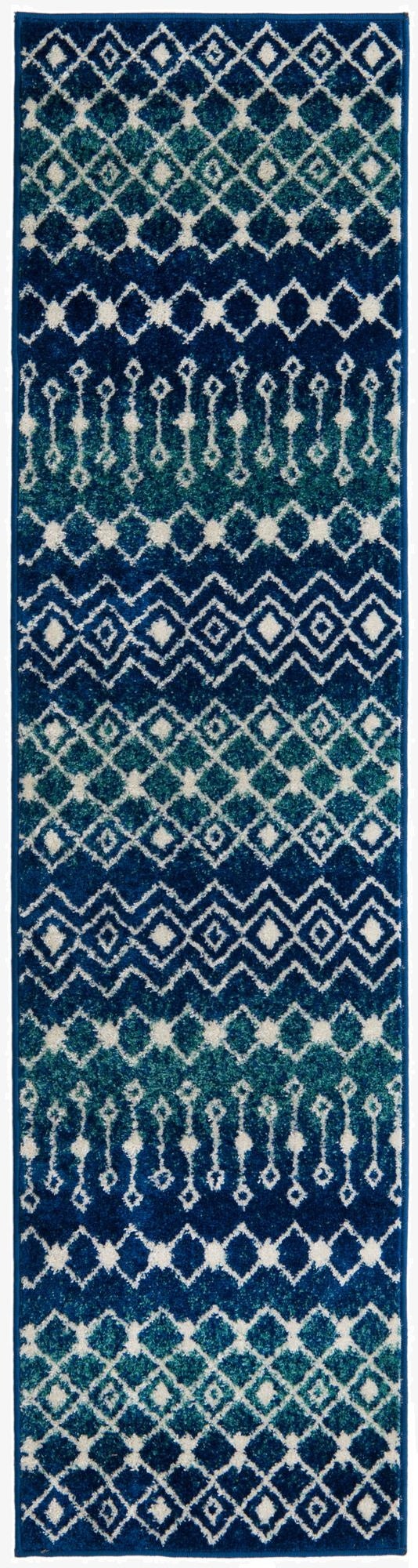  2' x 8' Moroccan Trellis Runner Rug