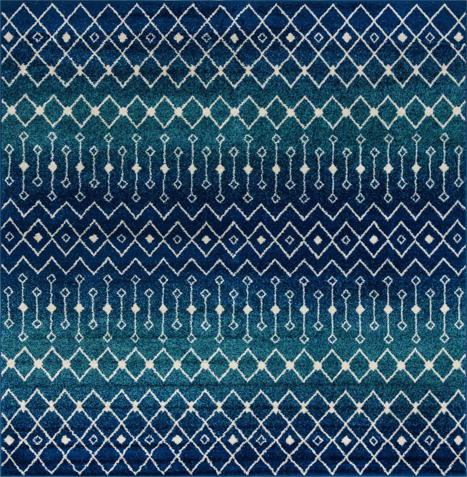  10' x 10' Moroccan Trellis Square Rug