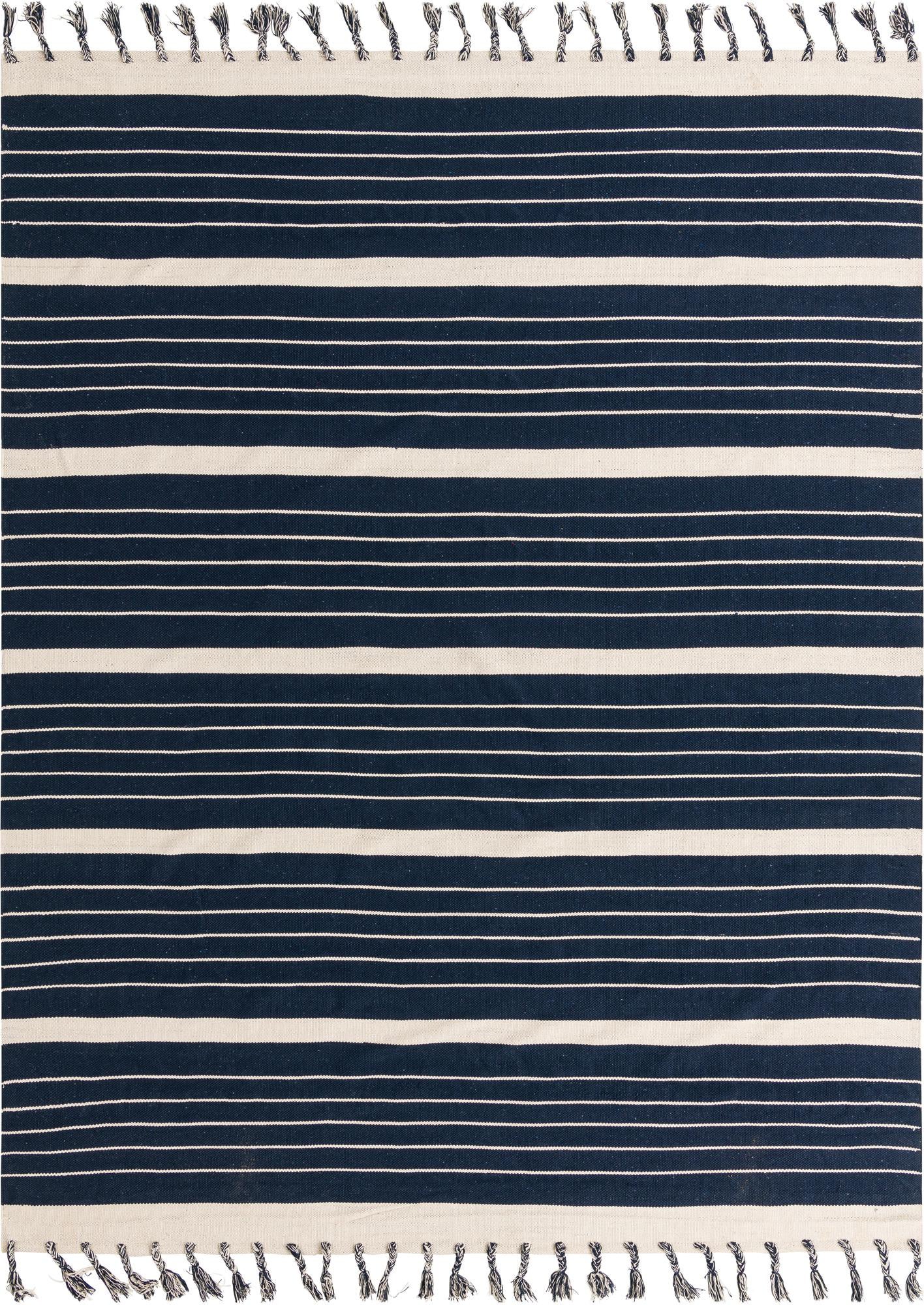 Rug Navy and White Swatch link