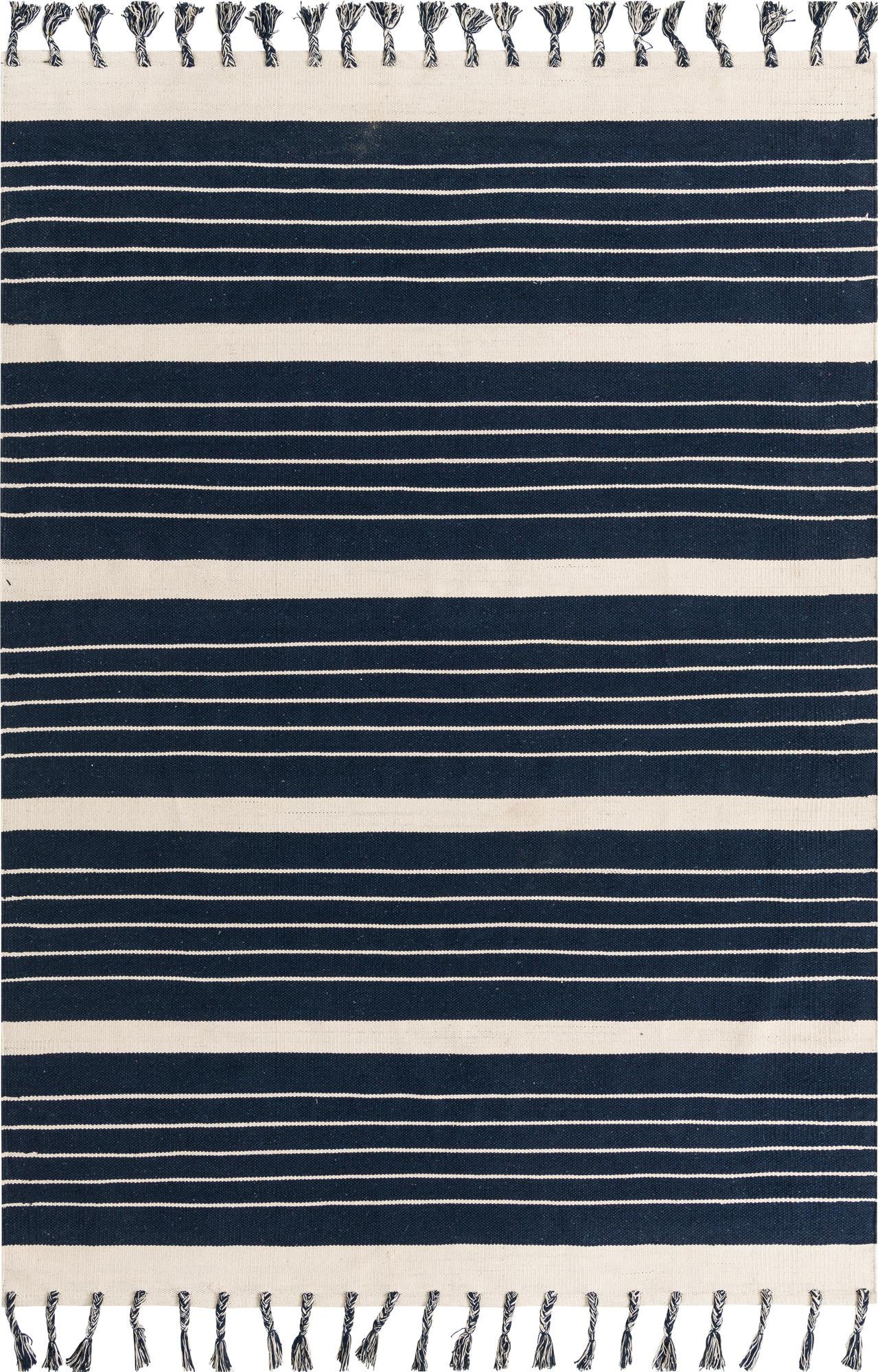 Rug Navy and White Swatch link