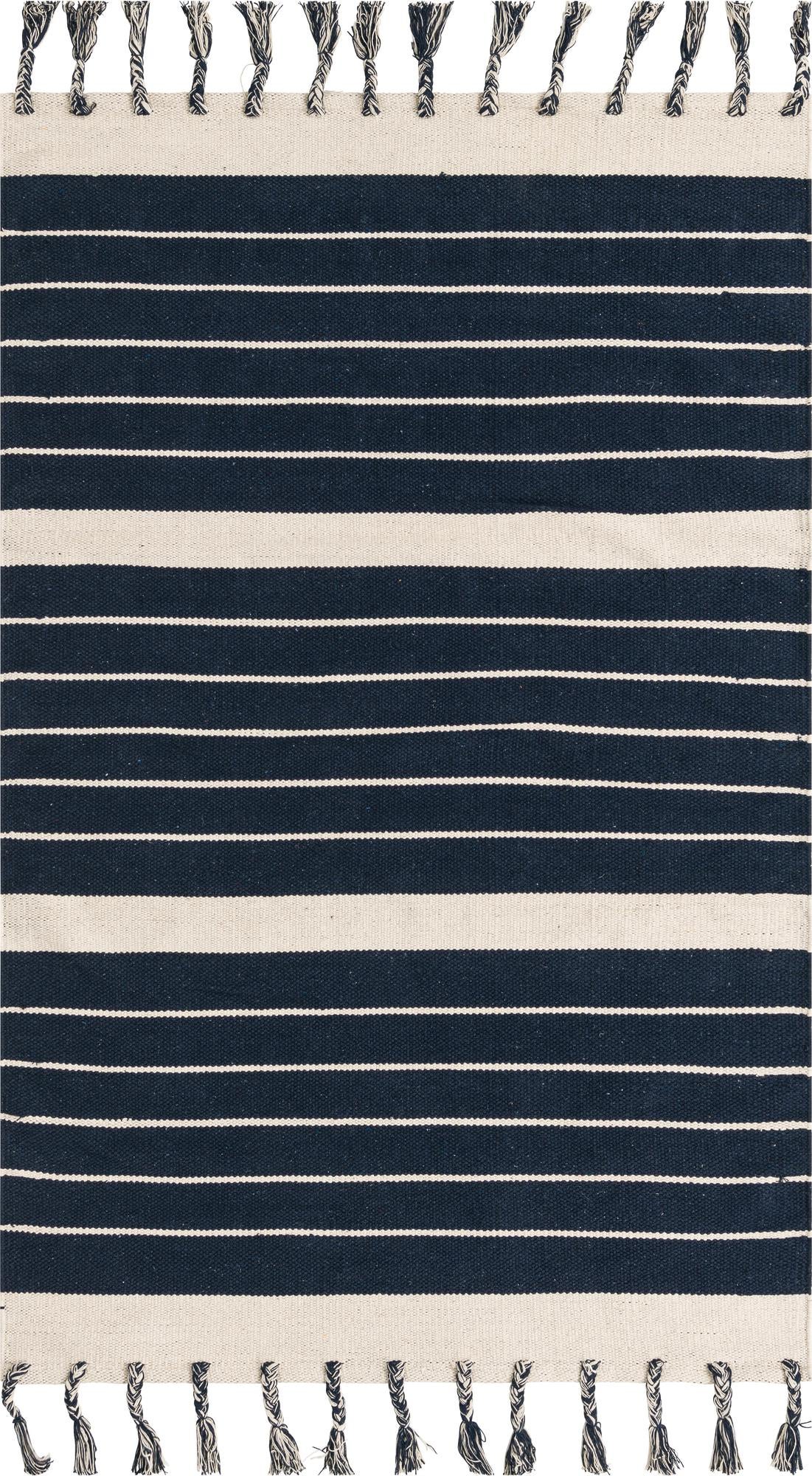 Rug Navy and White Swatch link