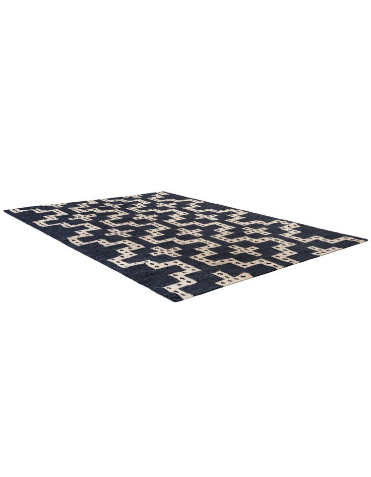 Detail image of  6' 1 x 9'  Hand Woven Kilim Wool Rug