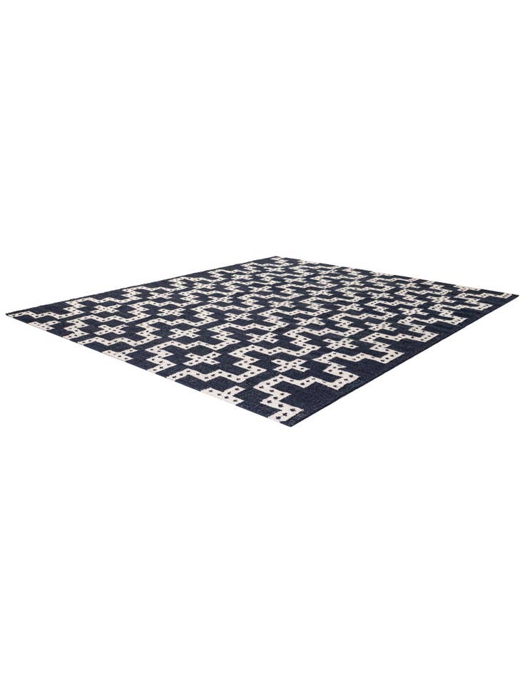 Detail image of  9' x 12'  Hand Woven Kilim Wool Rug