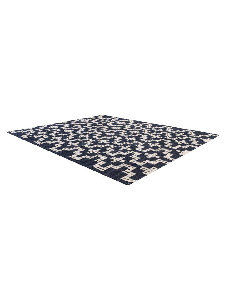 Detail image of  9' x 12'  Hand Woven Kilim Wool Rug