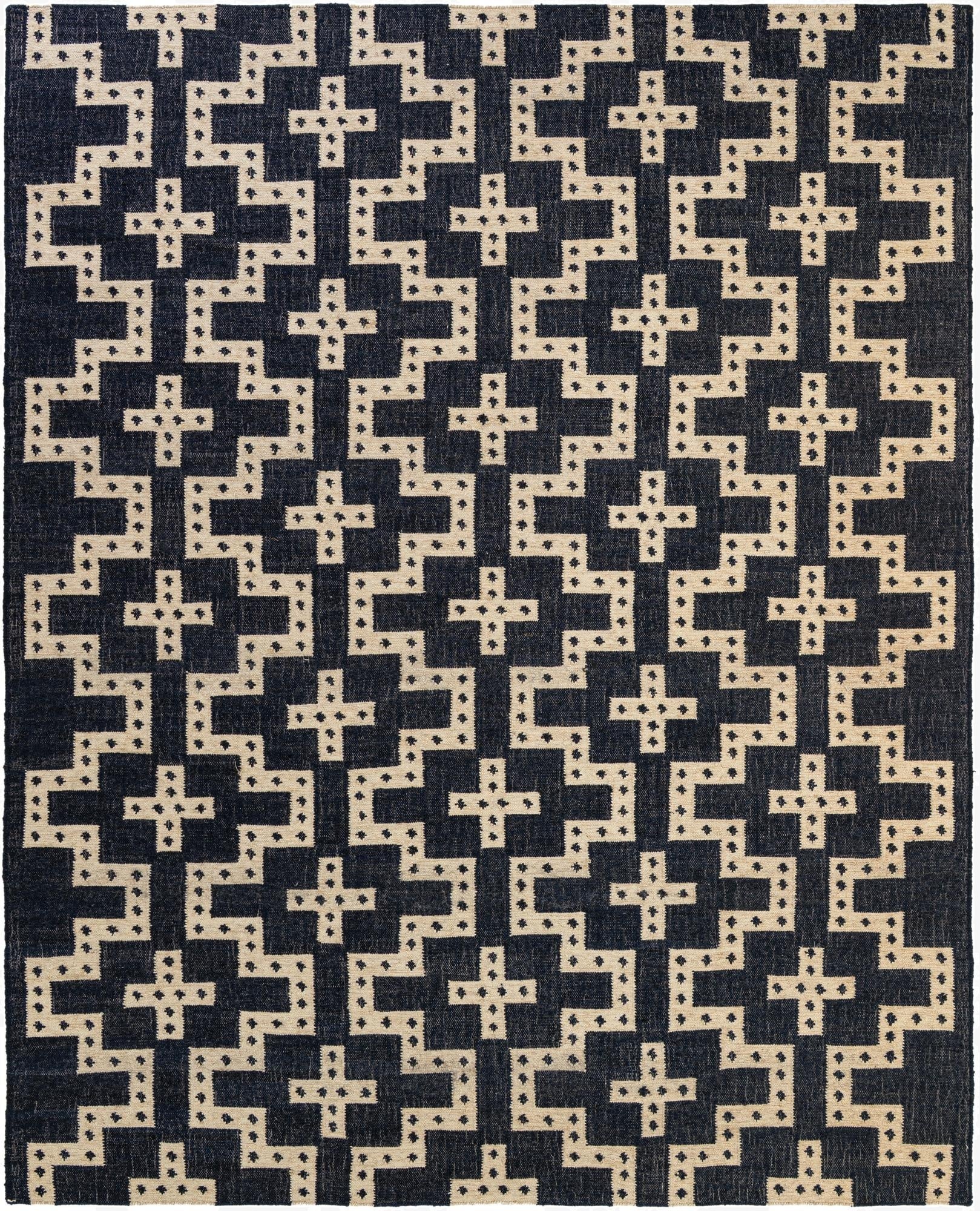  9' x 12'  Hand Woven Kilim Wool Rug