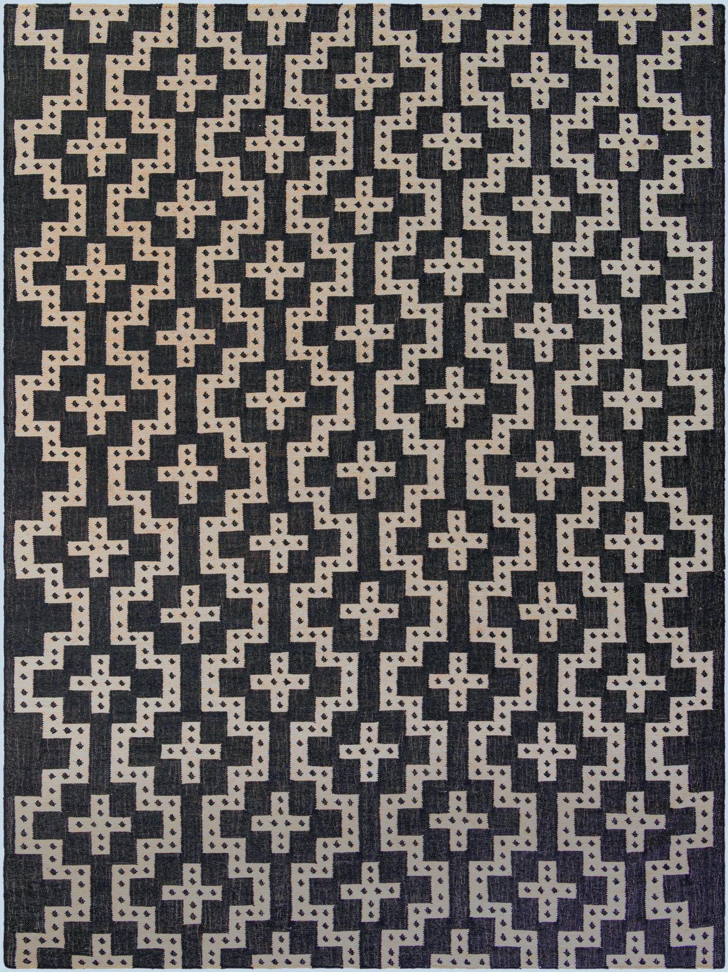  10' x 14' 1  Hand Woven Kilim Wool Rug