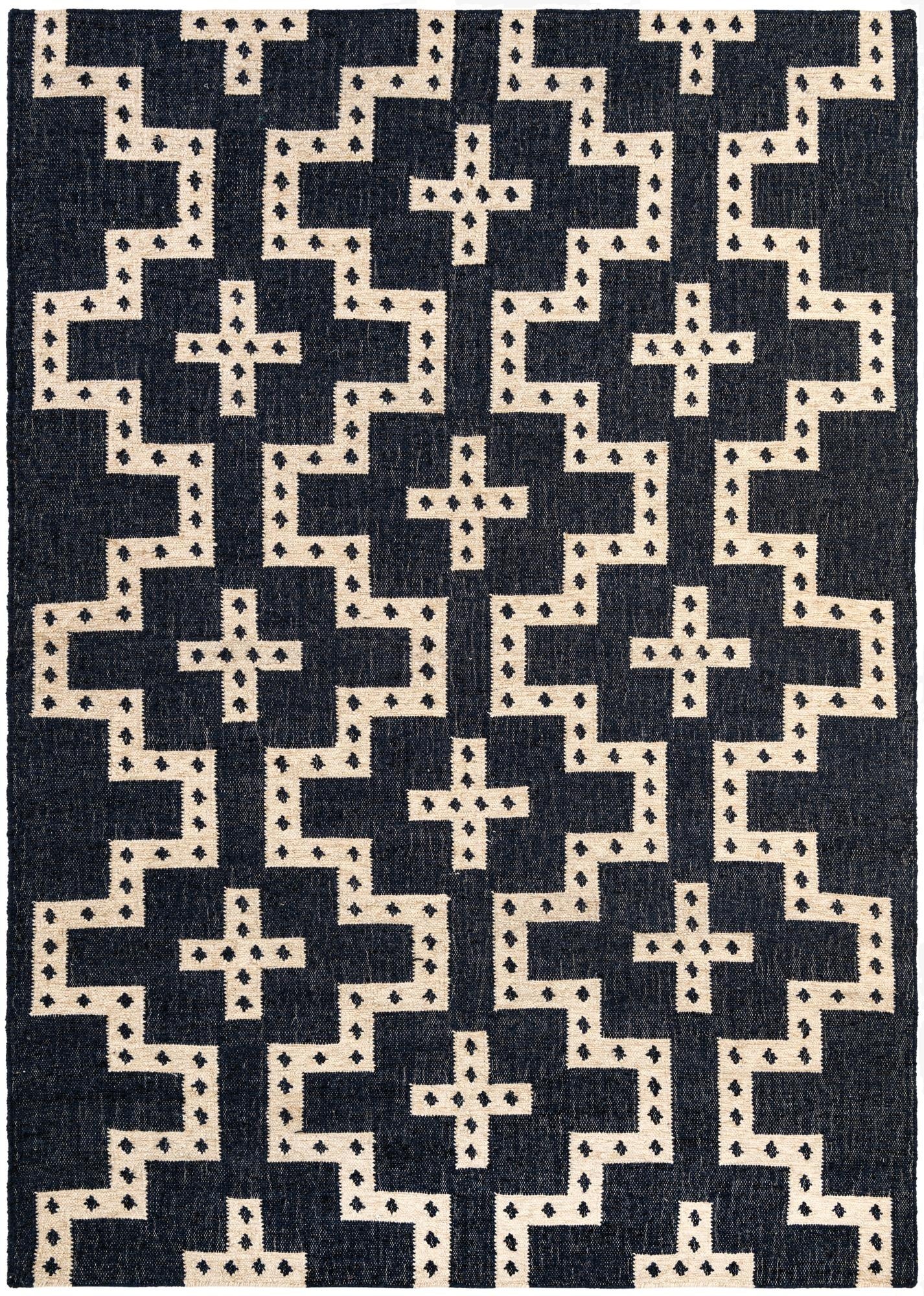  6' 1 x 9'  Hand Woven Kilim Wool Rug