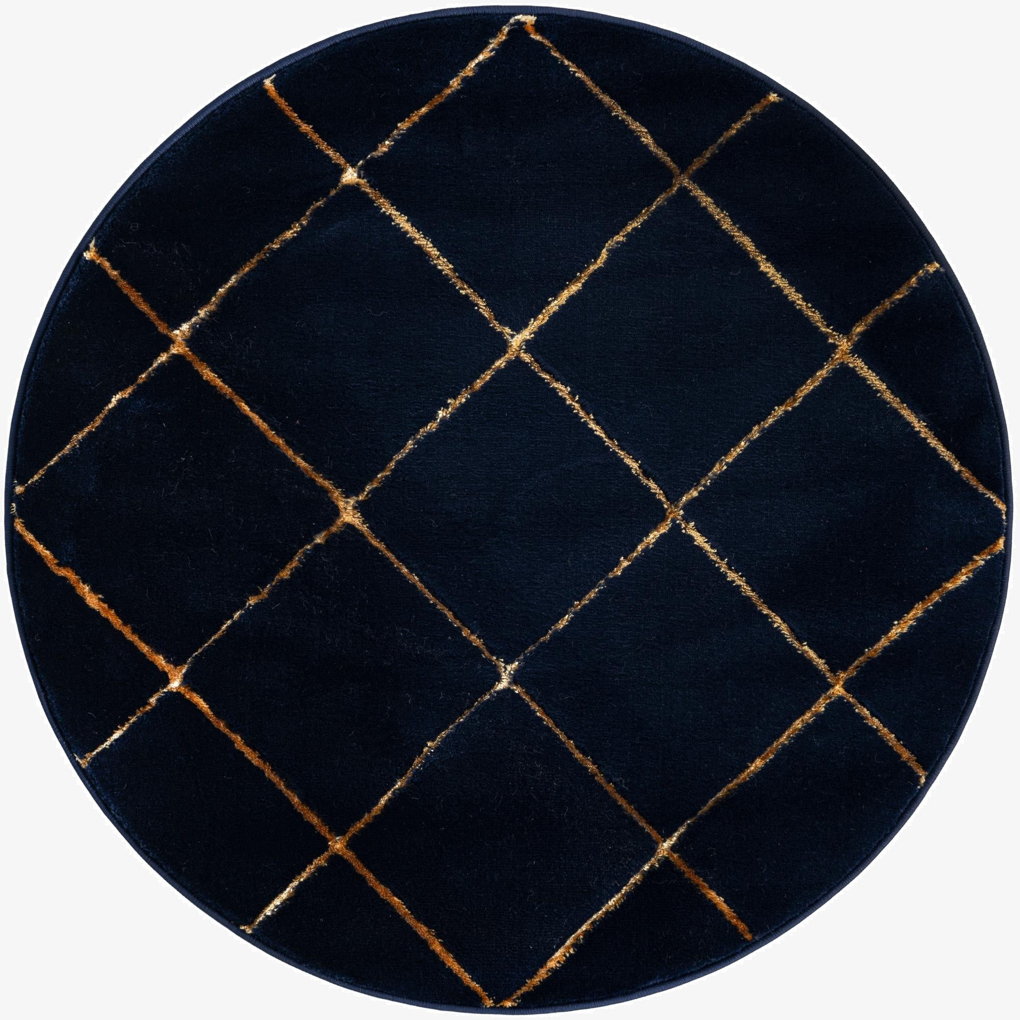  3' x 3' Vogue Geo Round Rug