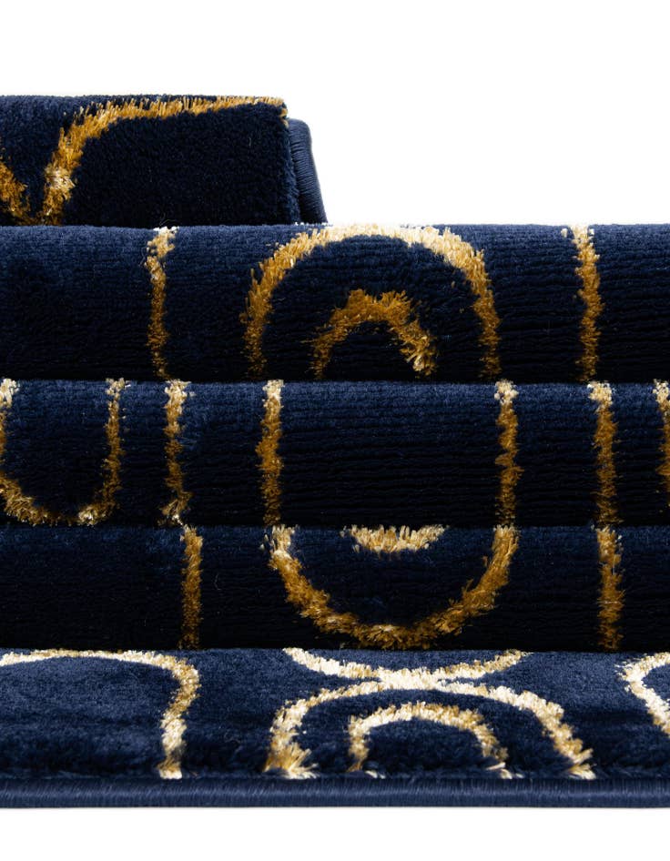 Detail image of  2' x 6' Vogue Geo Runner Rug