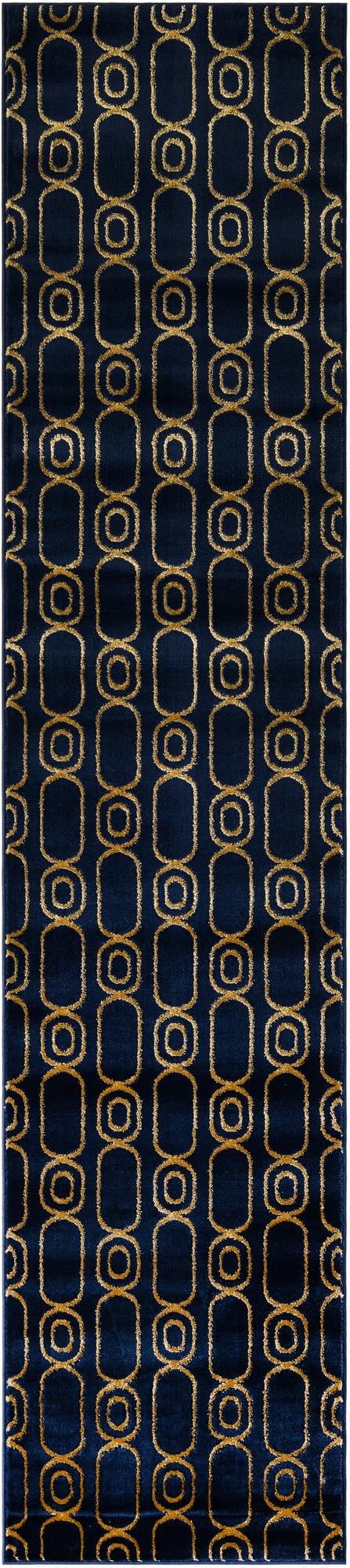  2' 7 x 12' Vogue Geo Runner Rug