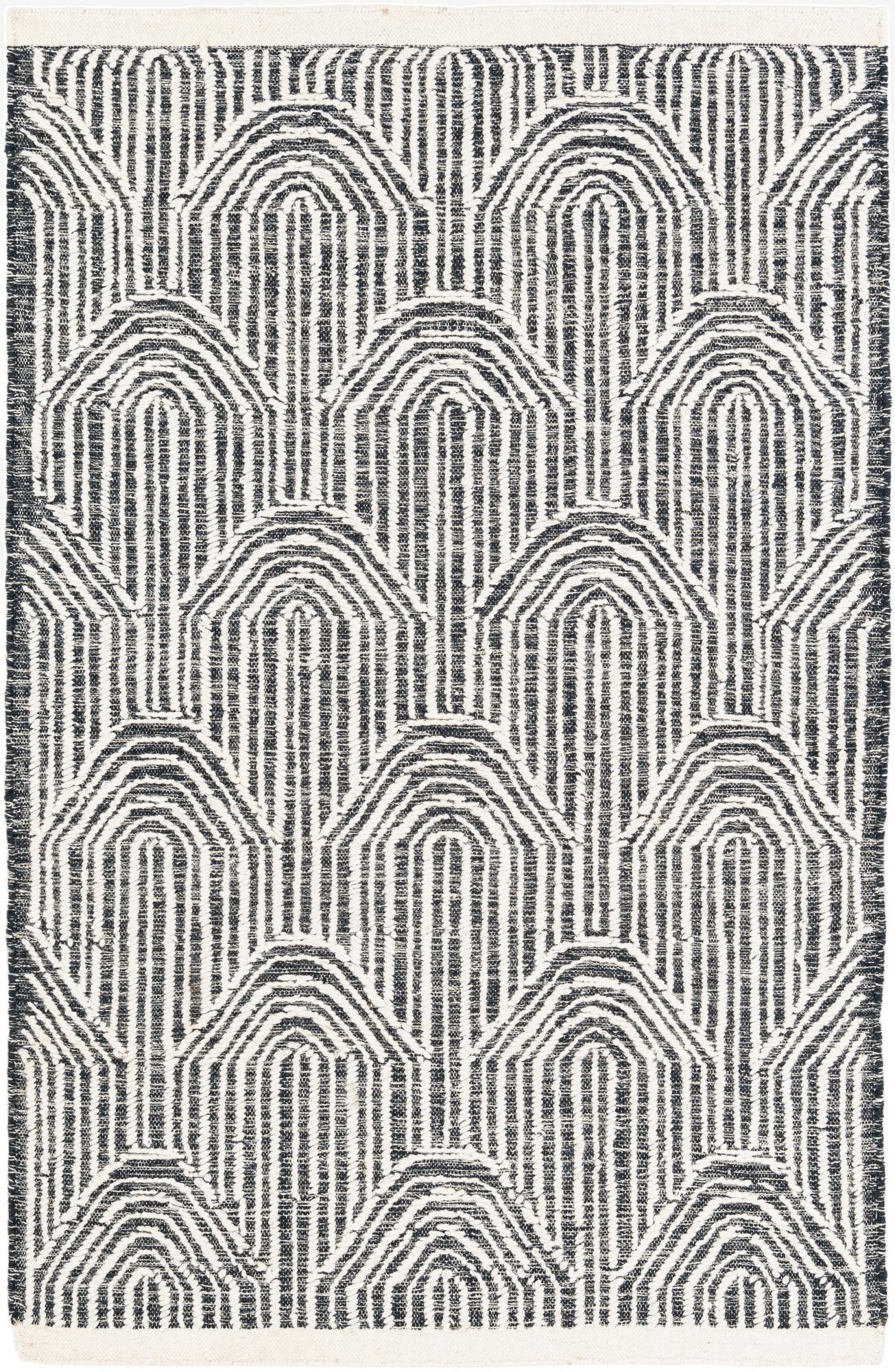  4' 1 x 6' 2  Hand Woven  Rug