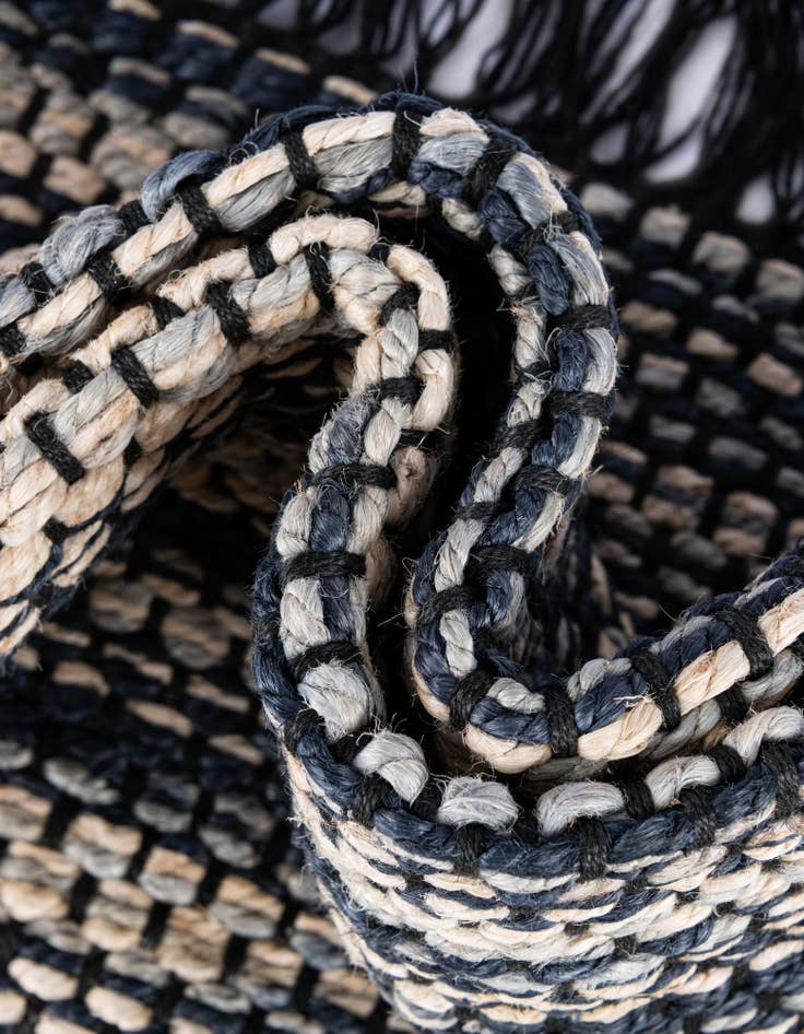 10' x 14' 1 Hand Woven Chunky Jute Rug