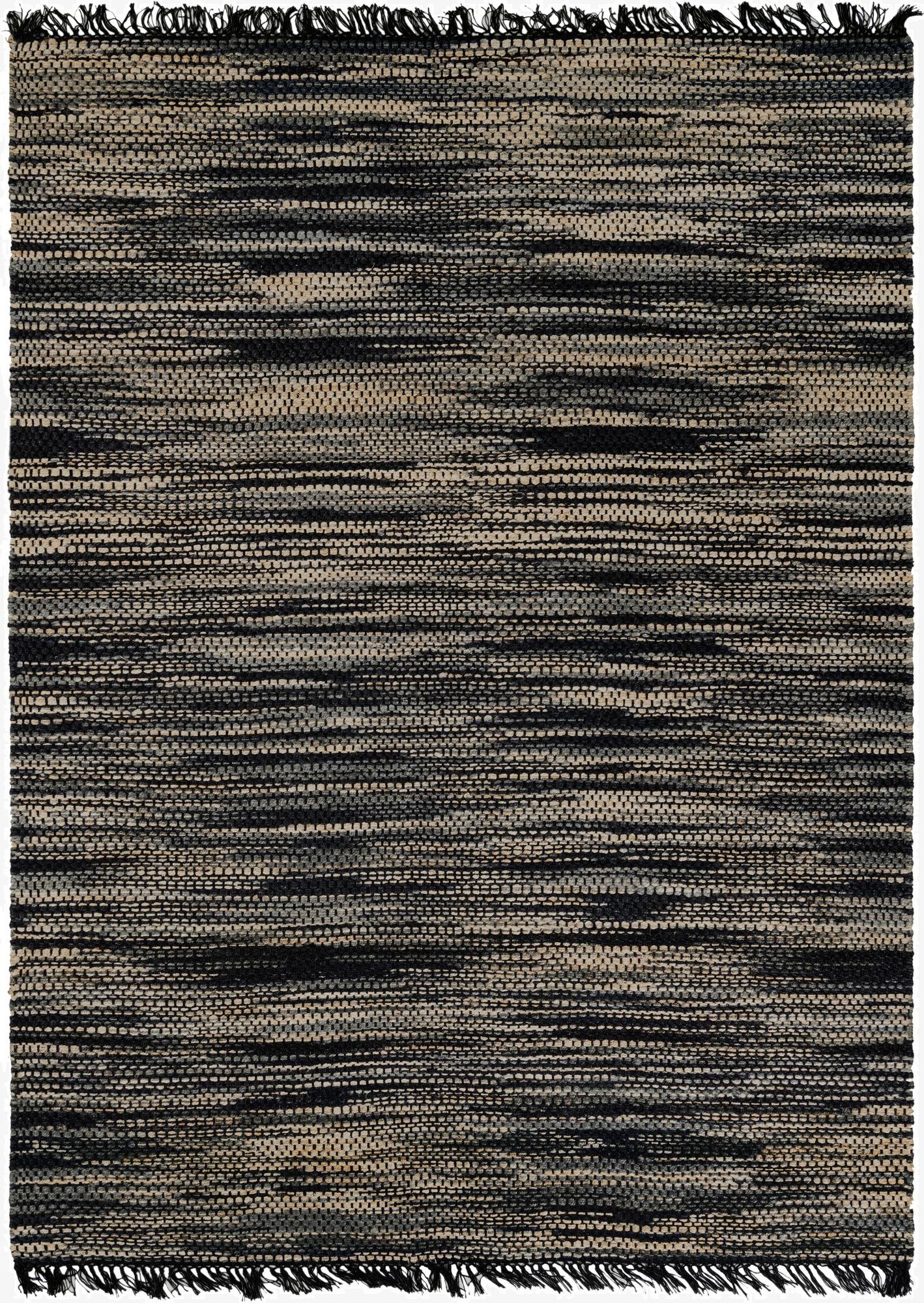  7' 1 x 10'  Hand Woven Chunky Jute Rug