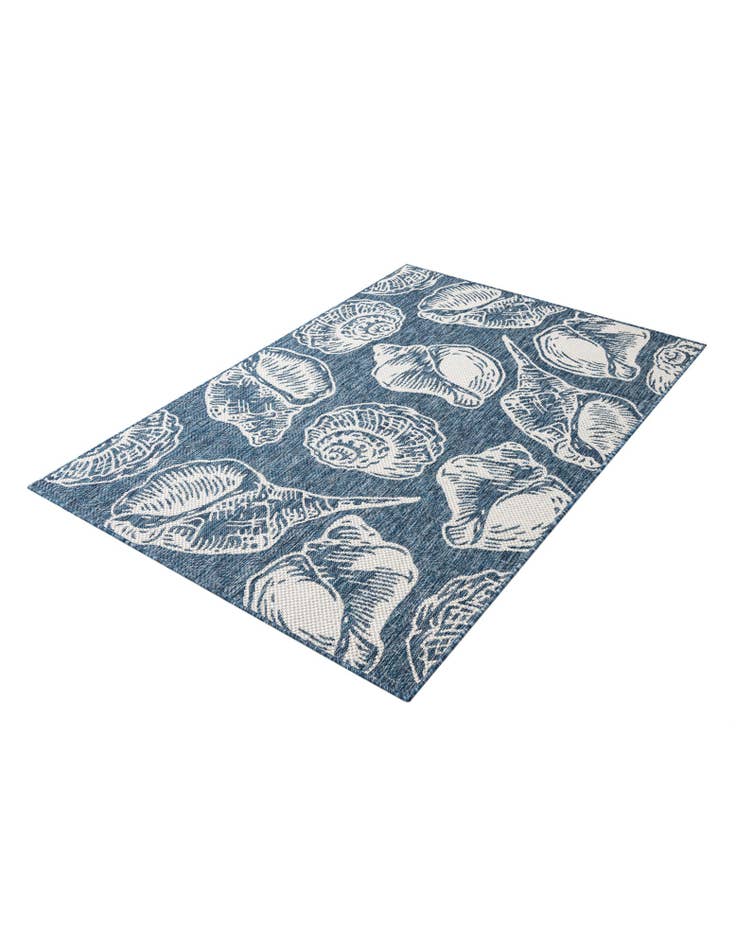 Detail image of  4' x 6'  Washable Coastal Indoor / Outdoor Rug