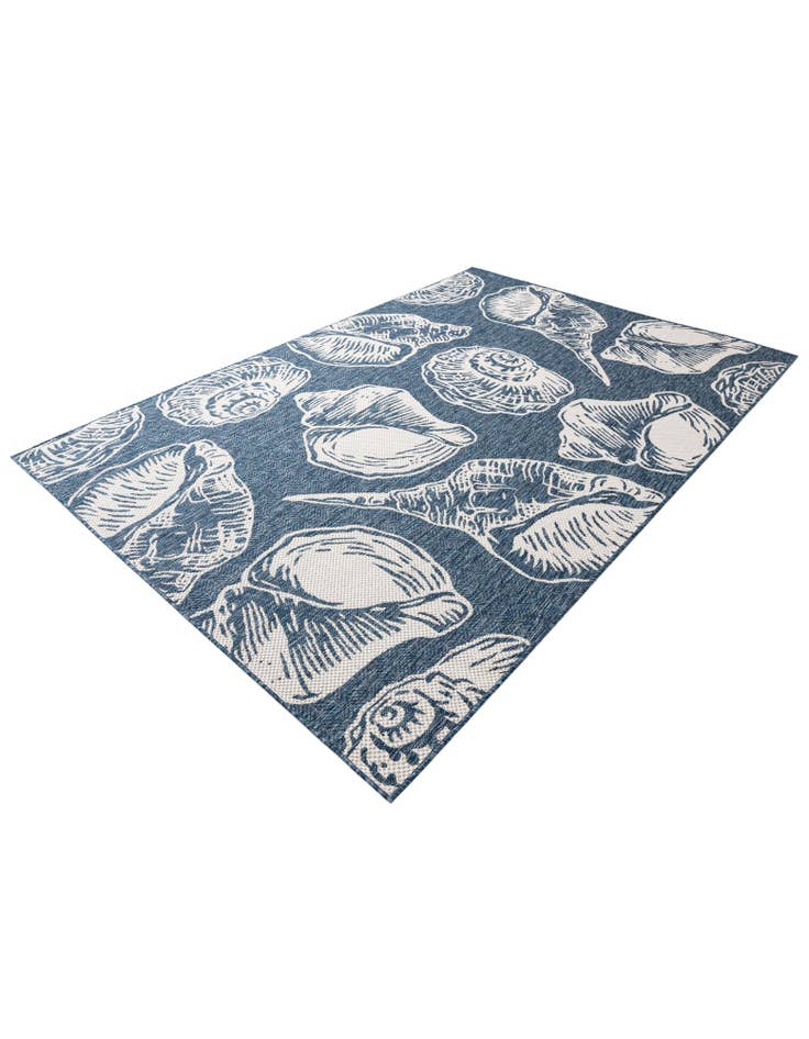 Detail image of  6' x 9'  Washable Coastal Indoor / Outdoor Rug