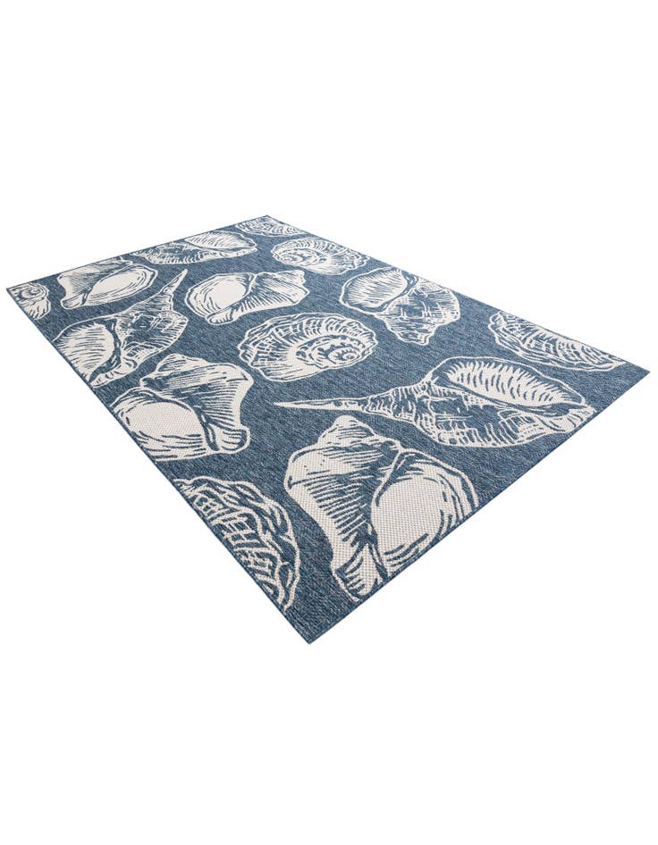 Detail image of  6' x 9'  Washable Coastal Indoor / Outdoor Rug