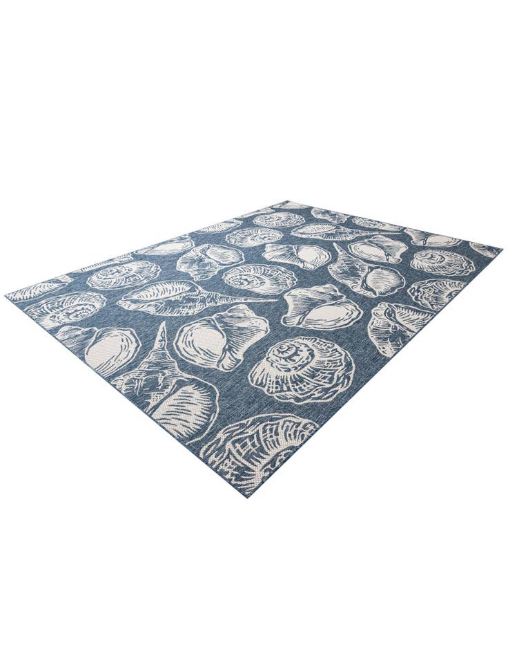 Detail image of  9' x 12'  Washable Coastal Indoor / Outdoor Rug
